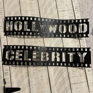 Black Hollywood Celebrity Wall Decor